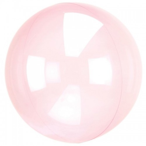 Balão Orbz Transparente Rosa